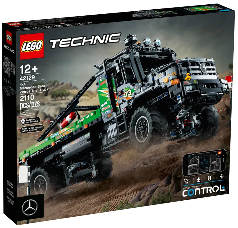 Конструктор LEGO Technic 42129 4x4 Mercedes-Benz Zetros Trial Truck
